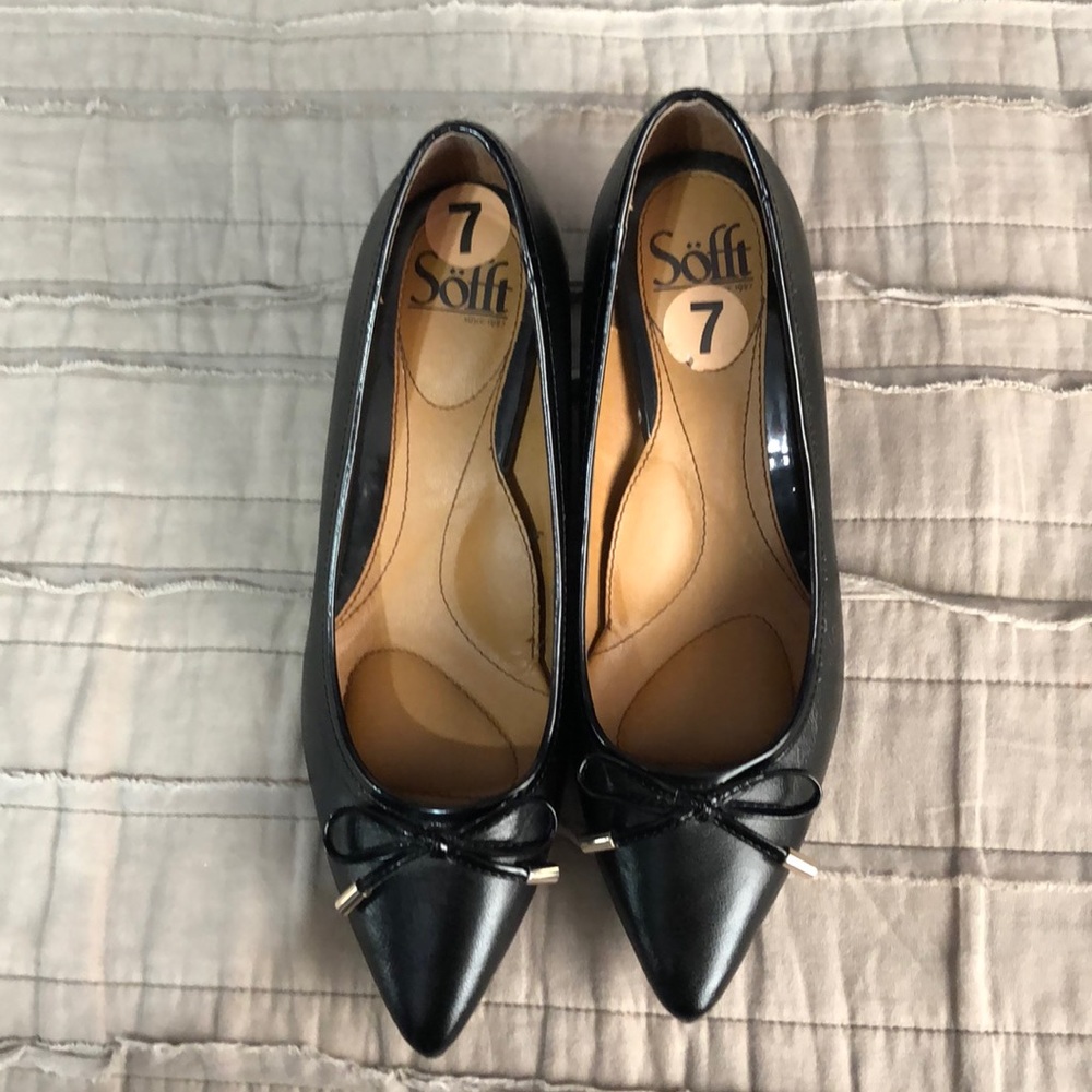 Sofft Blk Wedges